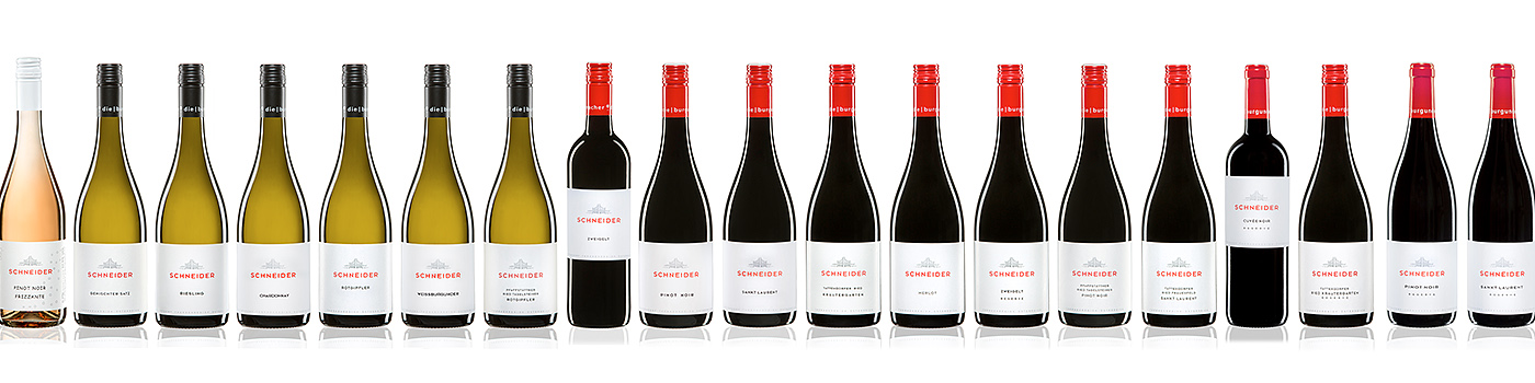 Ab Hof Verkauf Weingut Schneider Weinflaschen