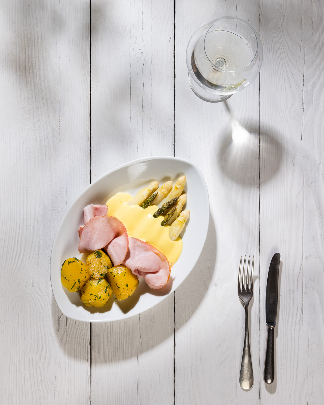 Spargel mit Sauce Hollandaise